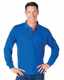 Long Sleeve Polo, Adults